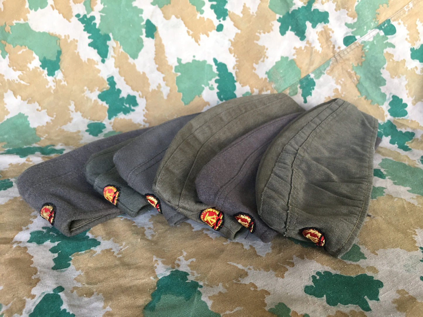 East German NVA Sidecaps