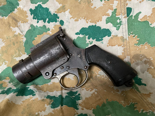 Deactivated Webley No4 Mk1 Flare Pistol